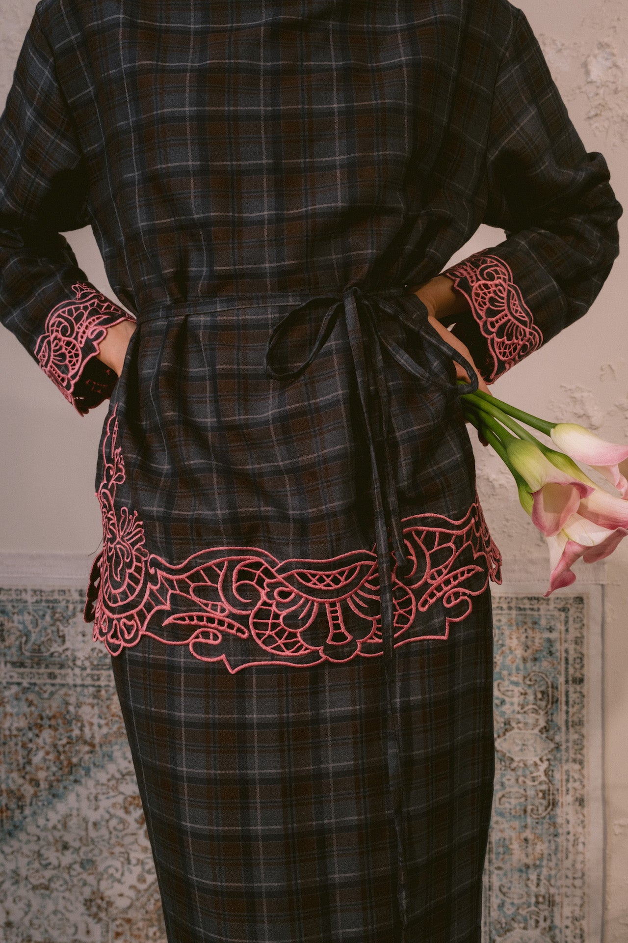 Romansa Set in Blushnavy