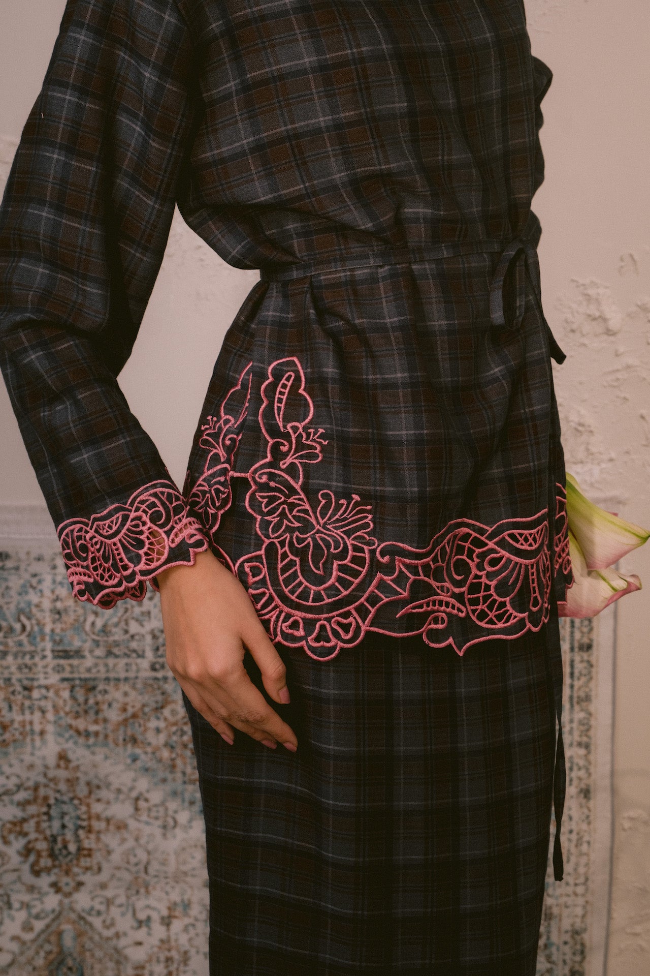 Romansa Set in Blushnavy