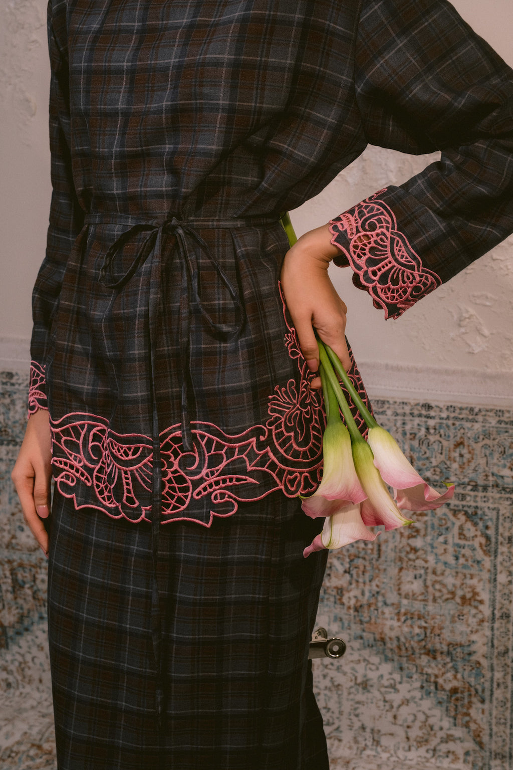 Romansa Set in Blushnavy