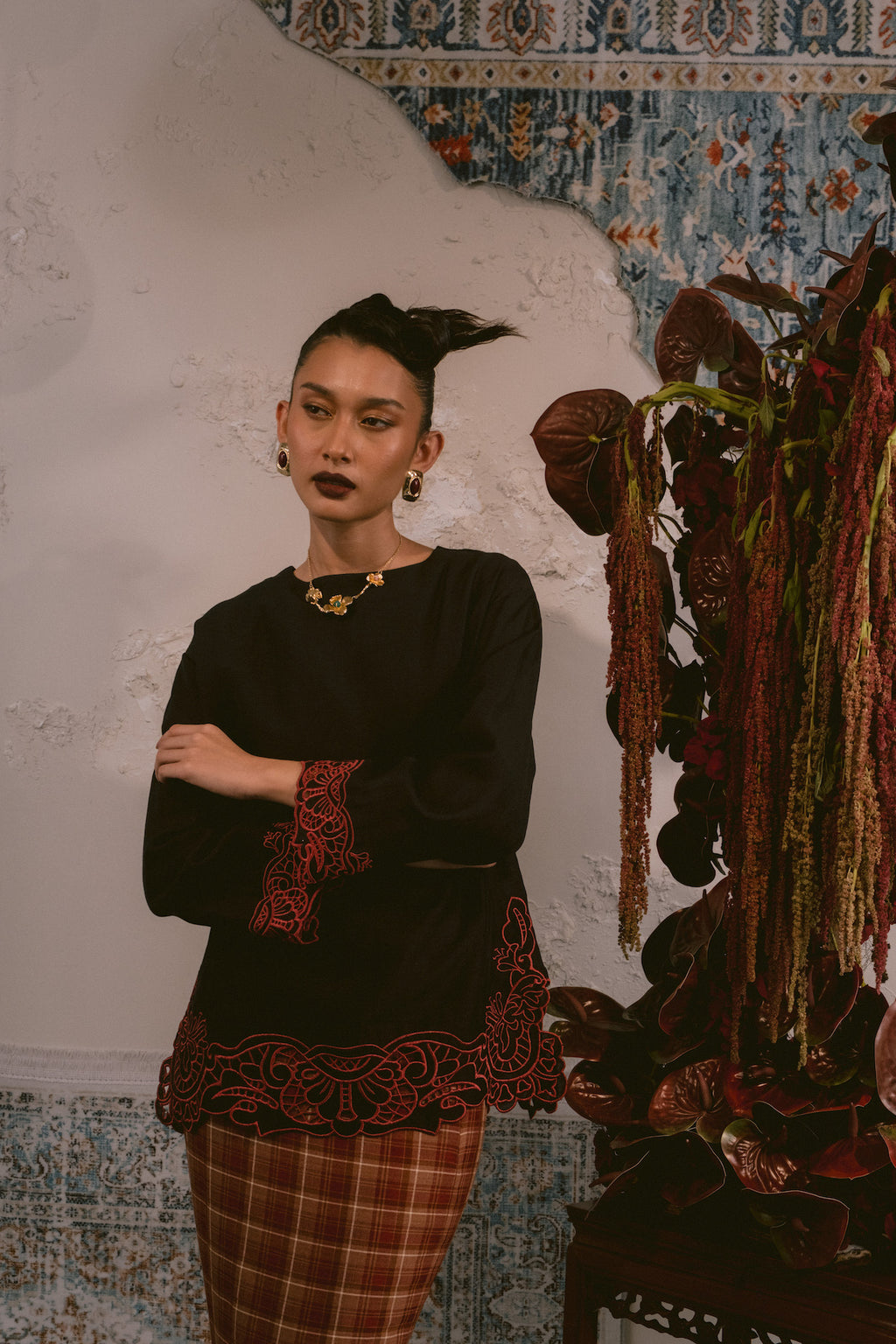 Romansa Set in Black