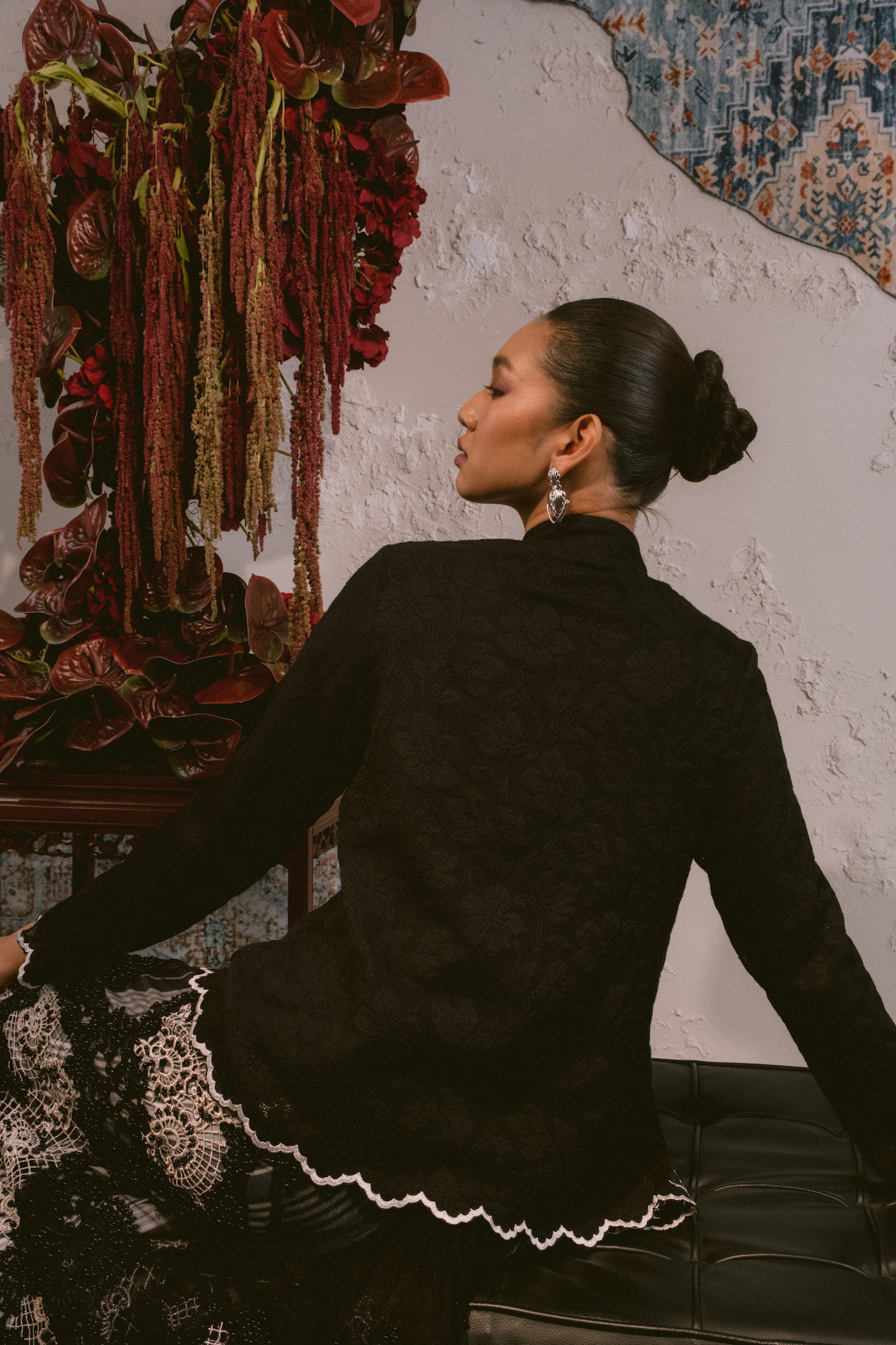 Rysa Kebaya in Black